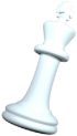 GamiFi 3D Asset White Chess Piece